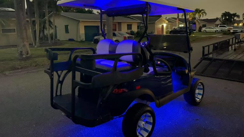 Golf Cart Lights in Pompano Beach, Florida